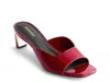 Bernardo Footwear Cenza Kitten Heel Mule In Red