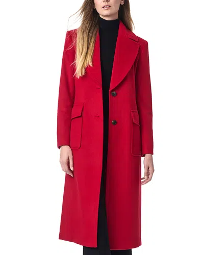 Bernardo Ashley B Melton Coat In Red