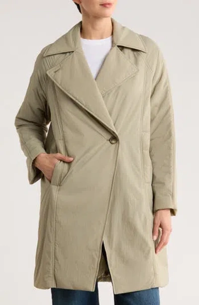 Bernardo Cloudweight Longline Coat In Neutral