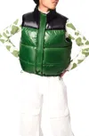 Bernardo Colorblock Puffer Vest In Multi