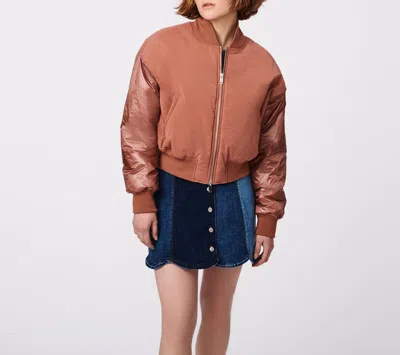 Bernardo Crop Bomber Jacket In Multi