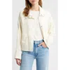 Bernardo Crop Utility Jacket In White