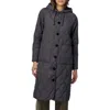Bernardo Diamond Quilted Hooded Coat