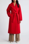 Bernardo Double Breasted Belted Coat