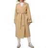 Bernardo Double Breasted Belted Trench Coat