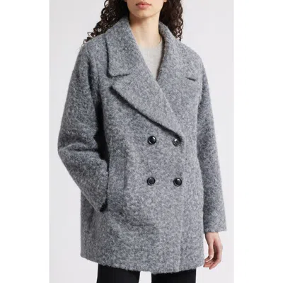 Bernardo Double Breasted Brushed Felt Coat