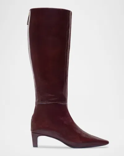 BERNARDO ETON LEATHER KNEE-HIGH BOOTS