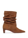 Bernardo Etta Suede Ankle Boots In Brown