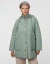 Bernardo Everyday Quilted Puffer Jacket In Red