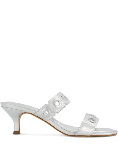 Bernardo Eyelet-embellished Heeled Sandals