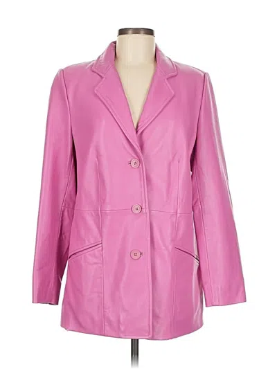 Pre-owned Bernardo Fashions Blazer Jacket In Pink