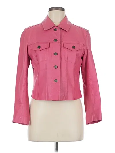 Pre-owned Bernardo Fashions Jacket In Pink