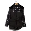 Bernardo Faux Fur Lined Hooded Puffer Jacket In Black