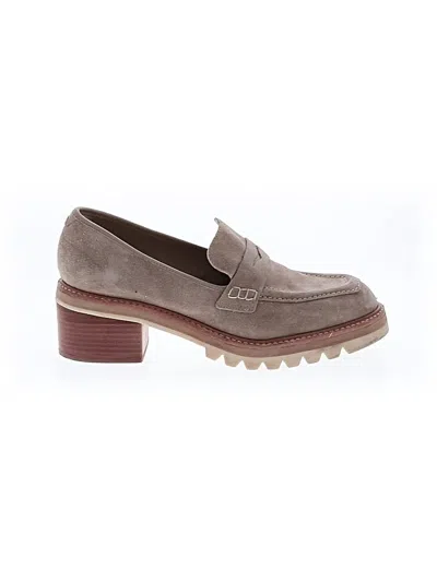 Pre-owned Bernardo Flats In Gray