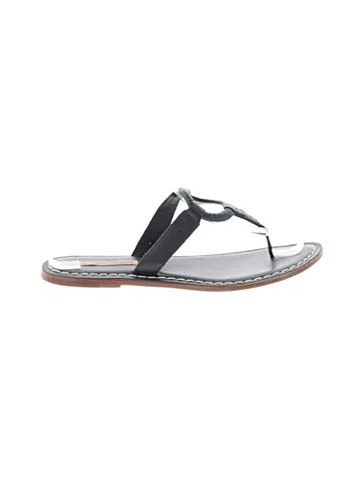 Pre-owned Bernardo Flip Flops In Black