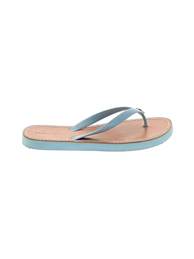 Pre-owned Bernardo Flip Flops In Teal