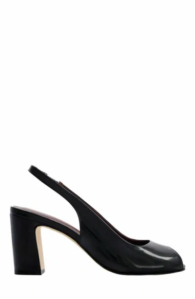 Bernardo Footwear Adell Peep Toe Slingback In Black