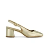 Bernardo Footwear Alexia Slingback Pump In Champagne