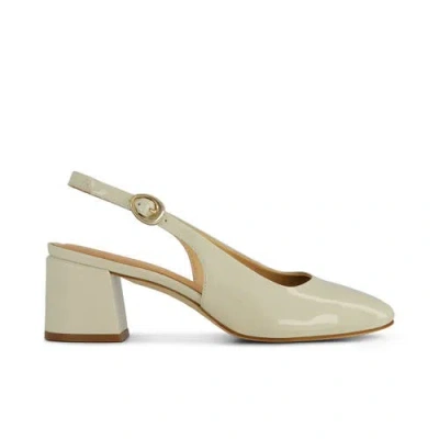 Bernardo Footwear Alexia Slingback Pump In Eggshell