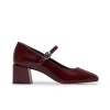 Bernardo Footwear Ancona Block Heel Mary Jane In Brown