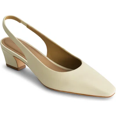 Bernardo Footwear Ariella Slingback Pump In Eggshell