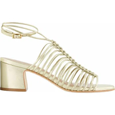 Bernardo Footwear Briga Mid Heel Sandal In Champagne