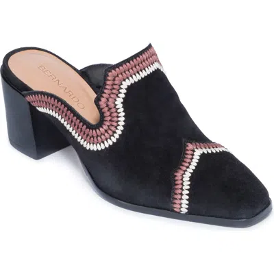 Bernardo Footwear Brooklyn Embroidered Mule In Black
