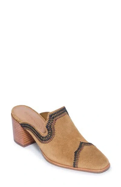 Bernardo Footwear Brooklyn Embroidered Mule In Brown
