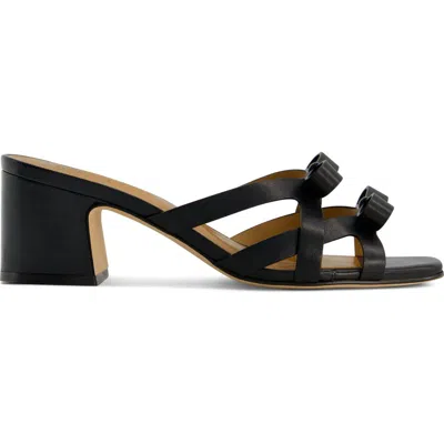 Bernardo Footwear Burgo Mid Heel Sandal In Black