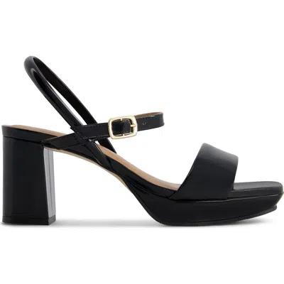 Bernardo Footwear Canto Platform Sandal In Black Patent