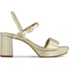 Bernardo Footwear Canto Platform Sandal In Champagne