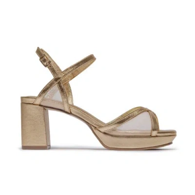 Bernardo Footwear Celeste Platform Sandal In Gold