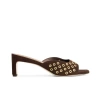 Bernardo Footwear Cenza Grommet Kitten Heel Mule