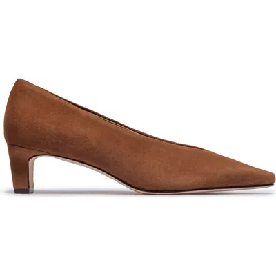 Bernardo Footwear Chiara Kitten Heel Pump In Almond