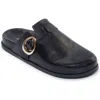 Bernardo Footwear Easton Leather Footbed Clog In Black