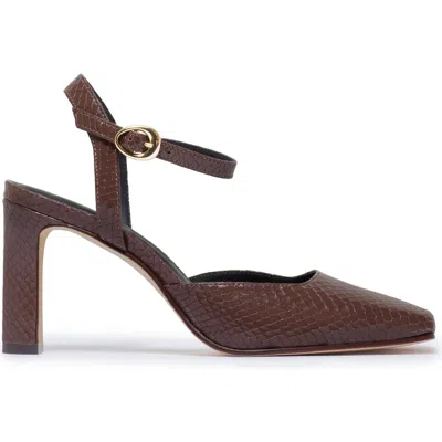 Bernardo Footwear Gama Mary Jane Pump In Brown