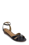 Bernardo Footwear Garcel Ankle Strap Wedge Sandal In Animal Print