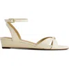Bernardo Footwear Garcel Demi-wedge Sandal In Eggshell
