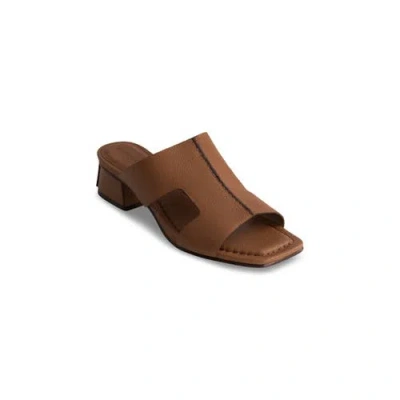 Bernardo Footwear Jewel Low Heel Sandal In Luggage