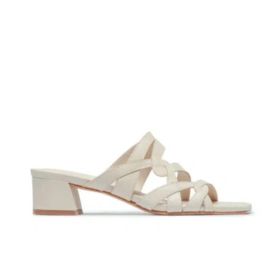 Bernardo Footwear Johanne Low Heel Sandal In Neutral