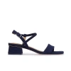 Bernardo Footwear Josei Low Heel Sandal In Blue