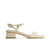 Bernardo Footwear Josei Low Heel Sandal In Eggshell