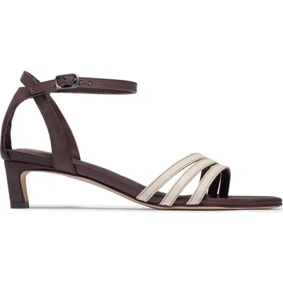 Bernardo Footwear Lima Low Heel Sandal In Brown