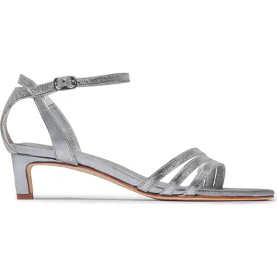 Bernardo Footwear Lima Low Heel Sandal In Silver