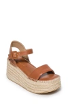 Bernardo Mallorca Espadrille Platform Sandal In Luggage