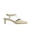 Bernardo Footwear Malta Slingback Kitten Pump In Eggshell