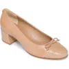 Bernardo Footwear Marisol Cap Toe Pump In Sand / Sand