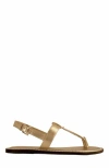 Bernardo Footwear Maverick 2 Toe Loop Sandal In Gold
