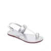 Bernardo Maverick 2 Toe Loop Sandal In Silver