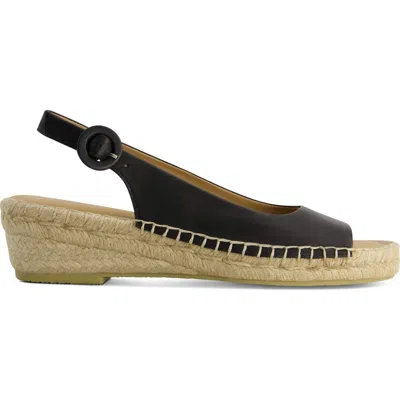 Bernardo Footwear Melila Espadrille Wedge In Black